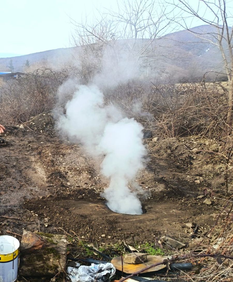 Oğuzda qanunsuz kömür quyuları aşkarlandı - FOTO